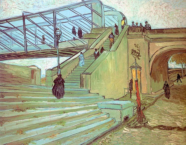 Vincent Van Gogh The Trinquetaille Bridge china oil painting image